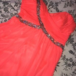 Orange prom dress!!